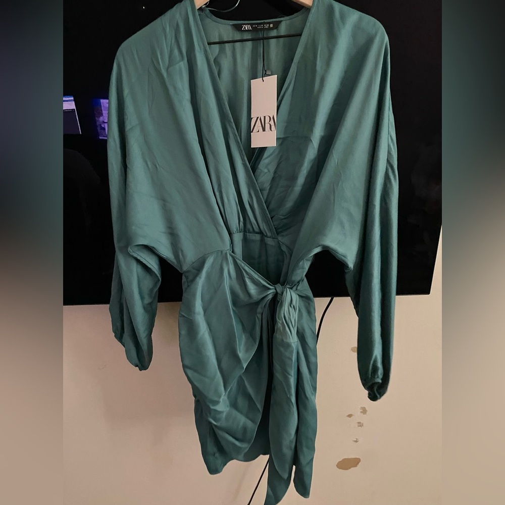Zara silk dress,